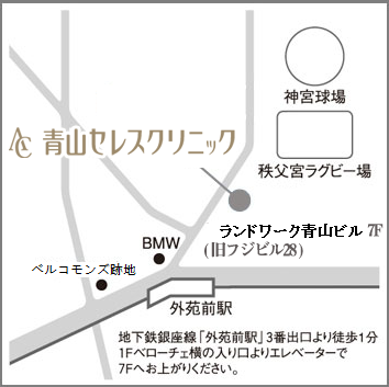 青山セレスクリニックマップ詳細